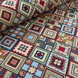 Tapestry - Multi Diamonds - Large -Coloured - £14.50 Per Metre - Sold by Half Metre