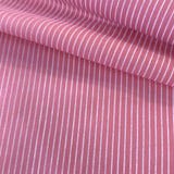 Polycotton - Pinstripe - Select Colour - £3.50 Per Metre - Sold by Half Metre