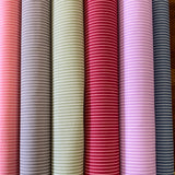 Polycotton - Pinstripe - Select Colour - £3.50 Per Metre - Sold by Half Metre