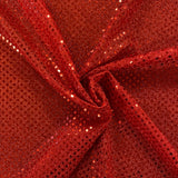 Sequin Spot 3mm - Red - Sold By Half Meter