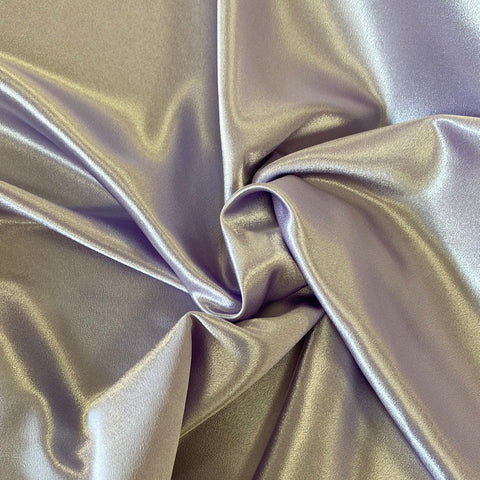 Satin Back Crepe - Lilac - Sold By Half Metre