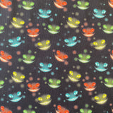 100% Cotton - Halloween Cheshire Cat - £8.50 Per Metre - Sold by Half Metre