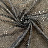Sequin Spot 3mm - Black - Sold By Half Meter