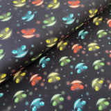 100% Cotton - Halloween Cheshire Cat - £8.50 Per Metre - Sold by Half Metre