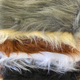 LONG HAIRED FUR FABRIC - SELECT COLOUR 150cm - £16.00m Sold By Half Metre