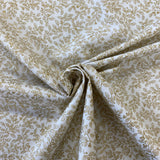 100% Cotton  - Christmas - Metallic Holly Leaves Outline - Select Colour - £8.50 Per Metre - Sold by Half Metre