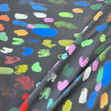 Polyester Elastane Jersey - Colour Splash - £6.00m was £12 Per Metre - Sold By Half Metre