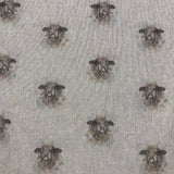 Linen Look Animals ROBIN/CAT/RABBIT/EWE/CHICKEN/PUG - Select Design - Sold By Half Metre
