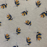 Linen Look Animals ROBIN/CAT/RABBIT/EWE/CHICKEN/PUG - Select Design - Sold By Half Metre