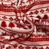 Polar Fleece - Christmas - Festive Fairisle - £7.50 Per Metre - Sold by the Half Metre