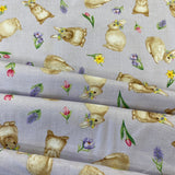 100% Cotton  - Henry Glass - Hoppy Hunting - £12.00 per metre - Sold by half metre