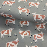 100% Cotton  - Farm Days - Cows - £10.00 per metre - Sold by half metre