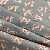 100% Cotton  - Farm Days - Cows - £10.00 per metre - Sold by half metre