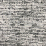 100% Cotton  - Bricks - Grey - £12.00 per metre - Sold by half metre