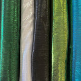 Metallic Crinkle Foil Jersey - Select Colour - £7.50 Per Metre - Sold By Half Metre