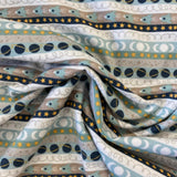 100% Brushed Flannel Cotton - Space Rockets - £6.00 Per Metre - Sold By Half Metre
