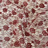 Economy Flower Lace - Select Colour - Sold By Half Metre