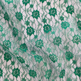 Economy Flower Lace - Select Colour - Sold By Half Metre