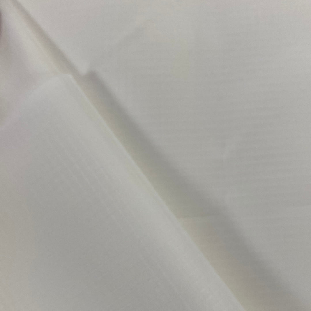Remnant 60708 0.9m Rip Stop White 150cm Wide Kayes Textiles