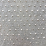 100% Cotton  - Dobby Cotton Spot - Peach - Sold by Half Metre