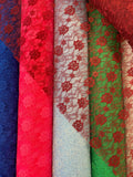 Economy Flower Lace - Select Colour - Sold By Half Metre