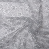 Floral Lace Polyester Fabric 45” Wide 112cm - Per Metre Emerald