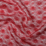 Economy Flower Lace - Select Colour - Sold By Half Metre