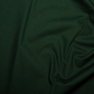Poplin Plain 100% Cotton Fabric 44" Wide 112cm Bottle Green