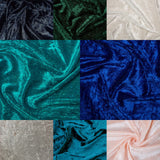 Crushed Velvet - Select Colour 2 - £4.50 Per Metre - Sold By Half Metre