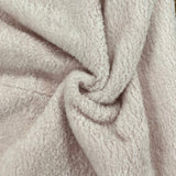 Stof Dou Dou Fleece - Baby Pink - Sold By Half Metre