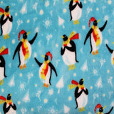 Super Soft Cuddle Fleece - Perfect Penguins - Sold By Half Metre