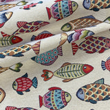 Tapestry - Fish - £13.00 Per Metre - Sold by Half Metre