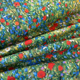 100% Cotton  - Poppy Field - £8.50 Per Metre - Sold by Half Metre