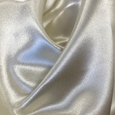 Remnant 281103 0.25m Satin Back Crepe - Oyster - 114cm wide