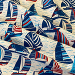 Heavyweight Cotton - Stof - Regata - Sold by Half Metre