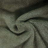 Sherpa Sheepskin Fleece - Khaki - £9.00 Per Metre - Sold By Half Metre