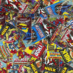 100% Cotton - Marvel Comic Strip - £11.00 Per Metre - Sold By Half Metre