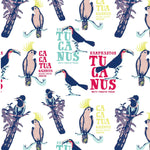 Remnant 060610 1.85m 100% Cotton - Natural History Museum - Explore The Tropics Toucans  114cm wide