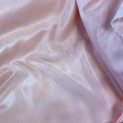 Remnant 091115 2.5m Polyester Stretch Lining - Peach - 150cm Wide