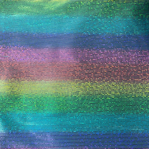 Remnant 100510 1.5m x 1.5m Rainbow Jersey
