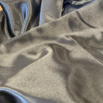 Remnant 130508 0.6m Polyester Satin - black - 150cm wide