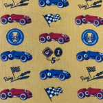 Heavyweight Cotton - Stof - Racing Cars - Sold by Half Metre