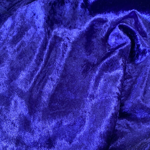 a purple crushed velvet fabric.