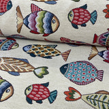 Tapestry - Fish - £13.00 Per Metre - Sold by Half Metre