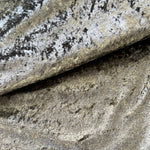 Remnant 170623 3.6m x 1.5m Crushed Velvet Silver