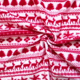 Polar Fleece - Christmas - Festive Fairisle - £7.50 Per Metre - Sold by the Half Metre