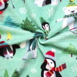 Polar Fleece - Christmas - Festive Trees - £7.50 Per Metre - Sold by the Half Metre