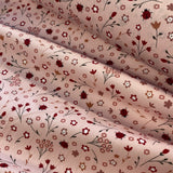 100% Cotton - Pink Ladybird Floral - Pop Up Shop - £2.50 Per Metre - Sold By The Metre