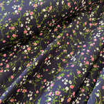 100% Viscose - Ditsy Floral - Navy - Sold By Half Metre