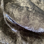 Remnant 170614 1.1m Crushed Velvet - Black - 150cm wide